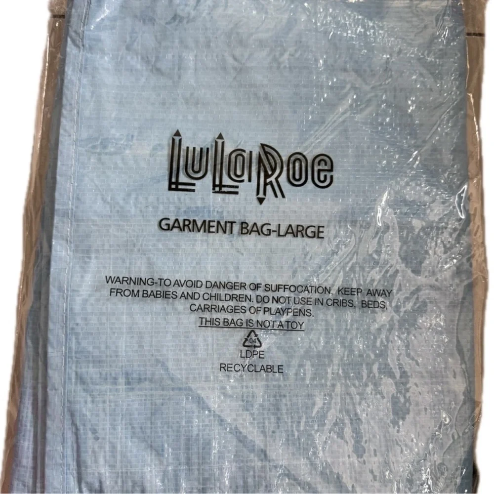 LuLaRoe Light Blue Garment Bag - Large